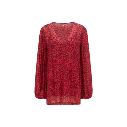 HUGO BOSS Женские красные футболки