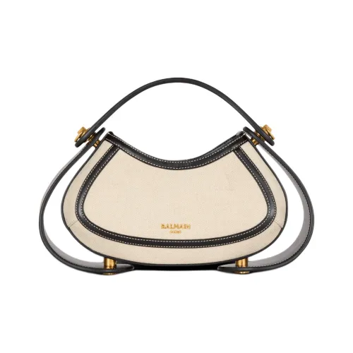 BALMAIN Jolie Madame Хлопок Одно плечо Сумка Средний Женский Светлый Умбра