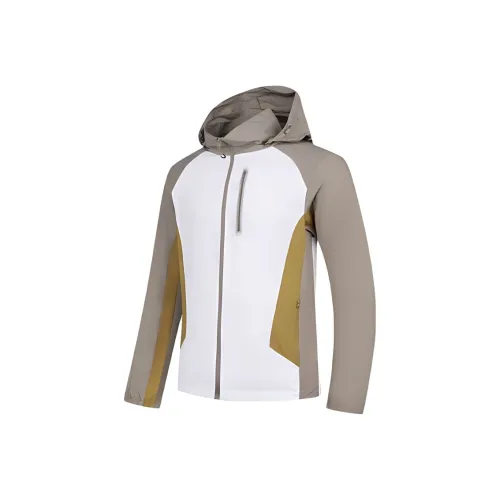 QIAODAN Sports Life Collection Тренчкот Мужской Jordan White Kuno Khaki