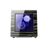 Чёрный Золото Узор 2 Отделение для часов