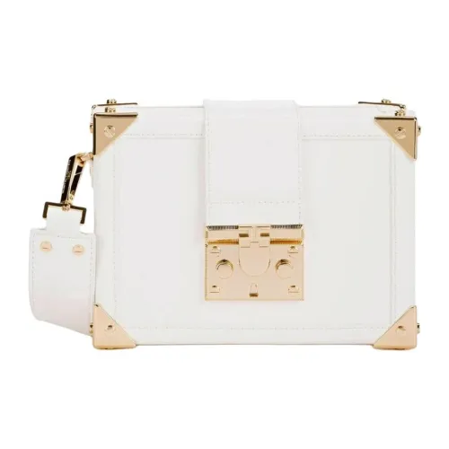Elisabetta Franchi Artificial Leather One Shoulder Crossbody Handheld Women's Ivory