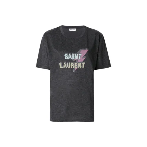 SAINT LAURENT Черные Женские Т-рубашки