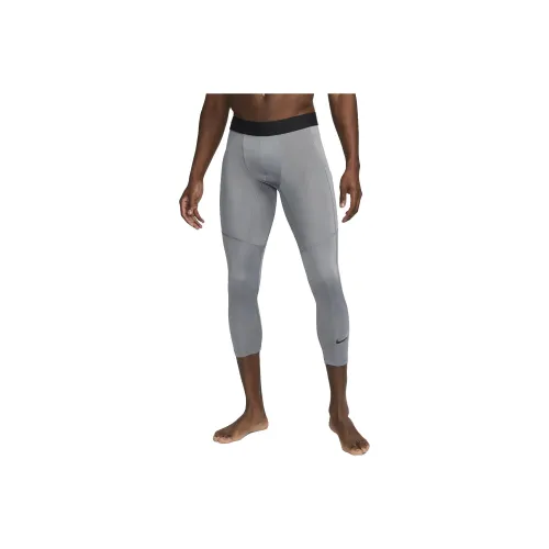 Nike Дымчато-серый Мужские спортивные брюки