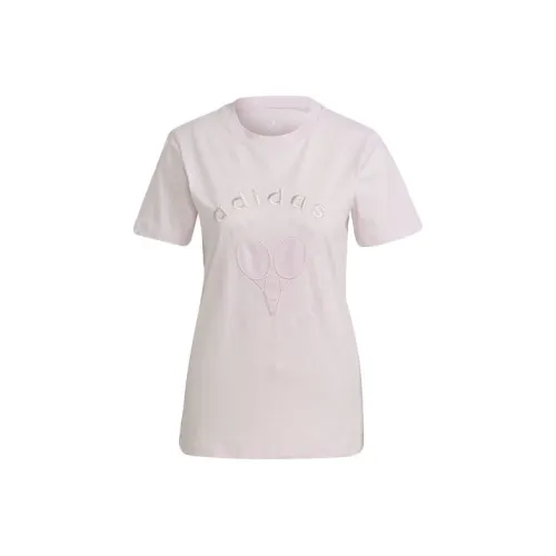 Adidas Originals Комплект с короткими рукавами T-рубашка Женская Кристально-фиолетовый