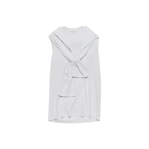 Acne Studios Майка Женская Серого цвета