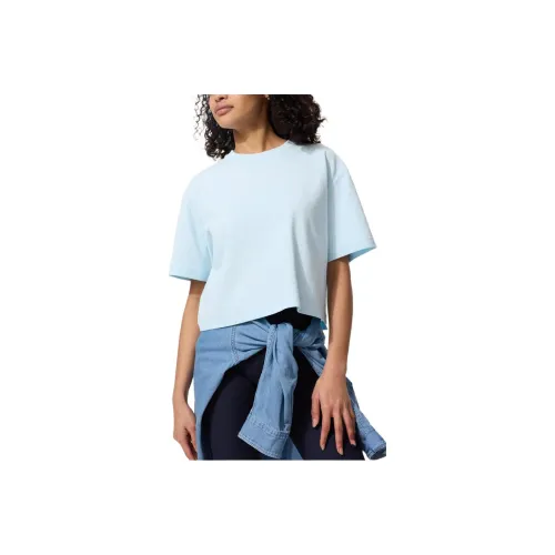 UNIQLO T-рубашка Женская Aqua Blue