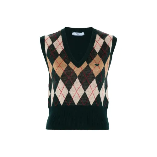 PRADA Зеленые Женские Майки