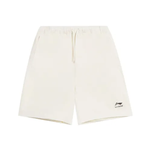 LINING China Li Ning Белый Мужские спортивные шорты