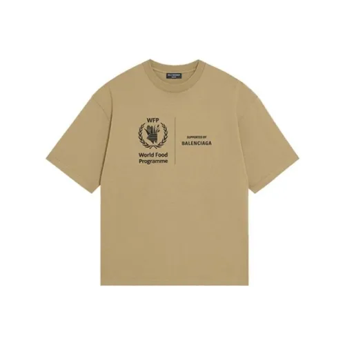 Balenciaga T-Shirt Женская Коричневая Регулярная Фит