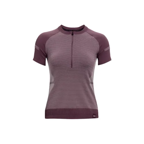 Under Armour T-Shirt Женская Фиолетовая