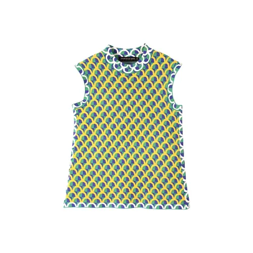 MINNANHUI Майка Женская Изумрудно-Зеленая