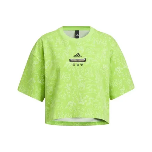 Adidas X Трансформеры Co Branded SERIES Желтые Женские Футболки