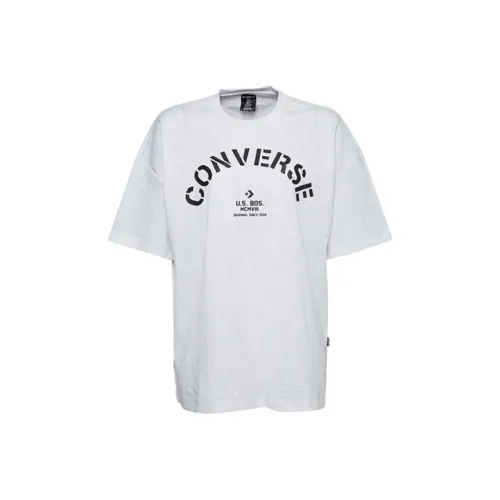 Конверс Рукав с оборванным плечом T-рубашка Женская Белая