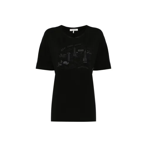 RAG&BONE Черные Женские Т-рубашки