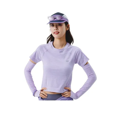 Lanqi T-рубашка женская светло-фиолетовая