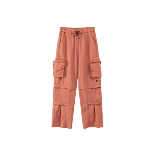 NO ONE ELSE Повседневные брюки Унисекс Грязно-оранжевый