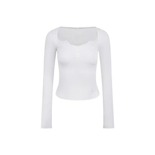 Ariseism Стандартный Осенний Зимний Облегающий крой Топ Внутренняя основа Layer Женские