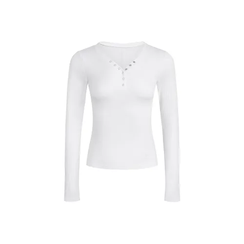 Ariseism Стандартный Осенний Зимний Облегающий крой Внутренний слой Undershirt Топ Женский