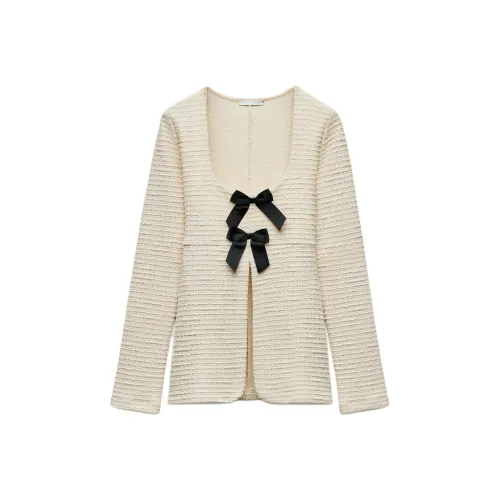 ZARA T Рубашка Женская Телесного Бежевого Цвета