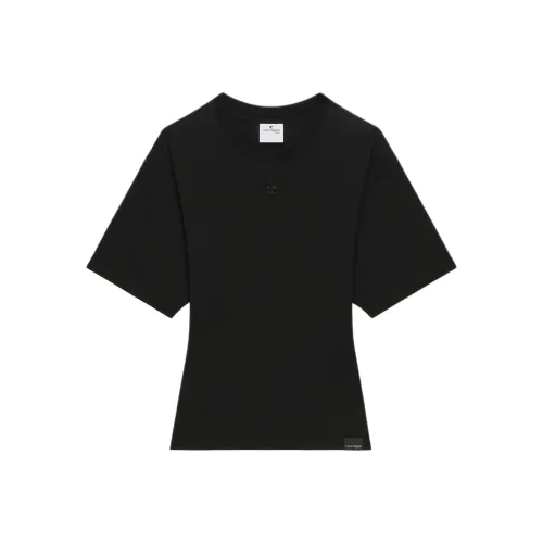 COURREGES Черные Женские T-рубашки