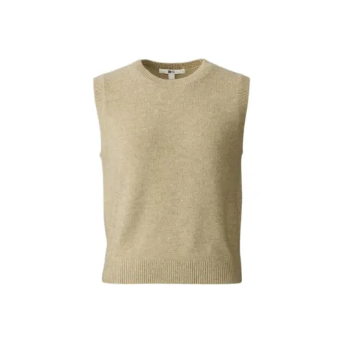 UNIQLO Темно-бежевые женские майки