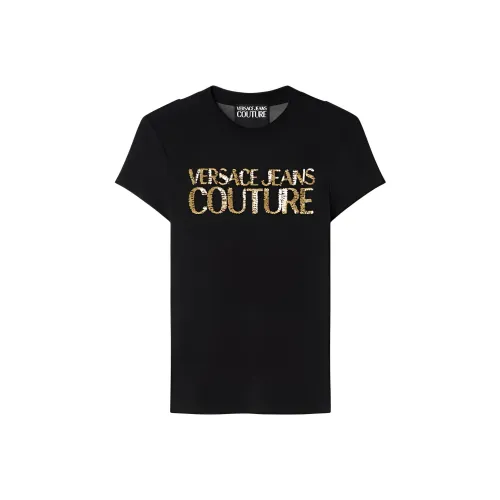VERSACE Черные Женские Т-рубашки