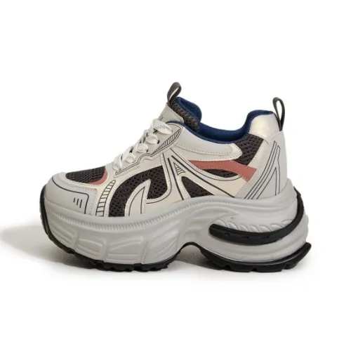 Milan Love Song Амортизаторы Устойчивые к истиранию Низкий топ Толстая подошва Кроссовки Женские