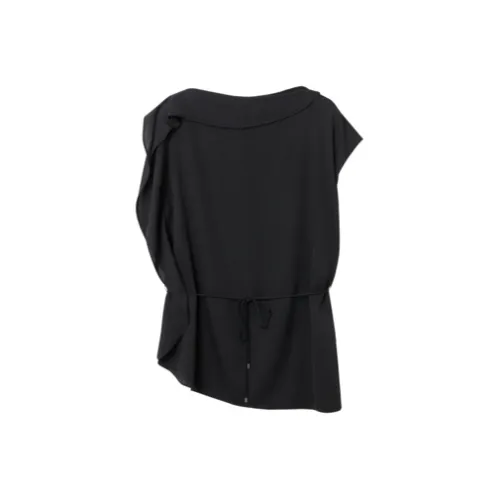 OVV Черный Однотонный 03 Женские Майки