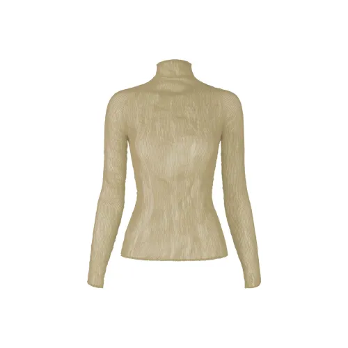 ISSEY MIYAKE T-рубашка Женская Светло-Коричневая