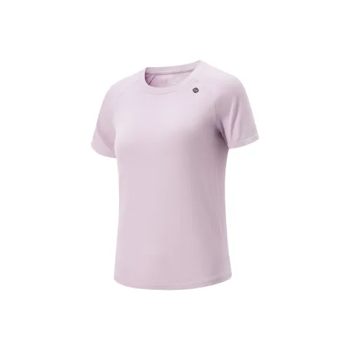 LINING Fitness Series T-Shirt Женская Сумеречный Фиолетовый