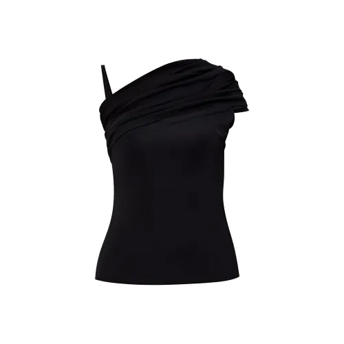 FANSIZHE SS25 Майка Женская Черная