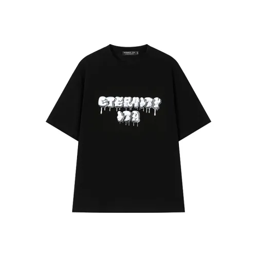 ETERNITY ITA Прямой крой T-рубашка Унисекс Черный