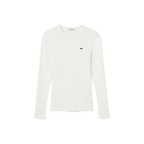 LACOSTE Женские рубашки цвета экрю