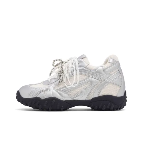 UNCLEWEN Eiffel противоскользящие дышащие увеличивающие высоту низкие топовые кроссовки с толстой подошвой женские