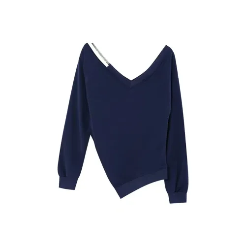 YAUH Темно-синие женские футболки T