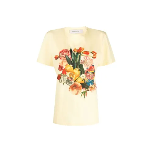 Golden Goose Желтые Женские Футболки