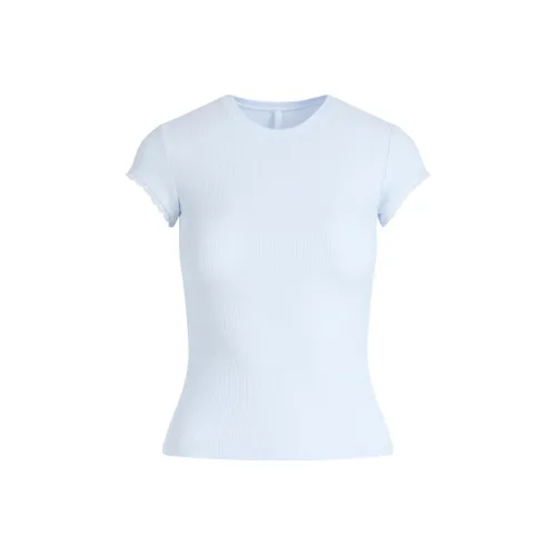 Skims Синий Кварцевый/Синий Кварцевый Женские Футболки