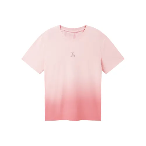 PEACEBIRD Конфетно-розовый Женские футболки