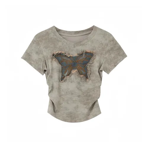 YAUH Комплект с короткими рукавами рубашка женский