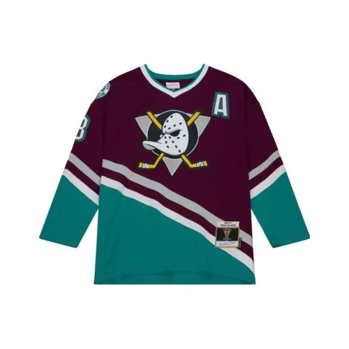 Mitchell Ness Красный Зеленый Мужской Футбольный Джерси