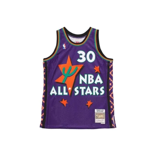 Mitchell Ness Фиолетовый Мужская баскетбольная футболка