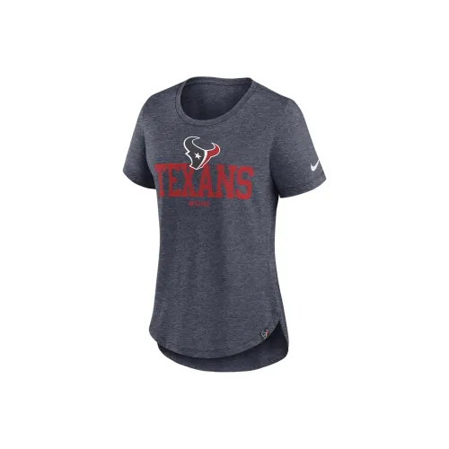 nike x NFL T-Shirt Женская Морской Синий Houston Texans