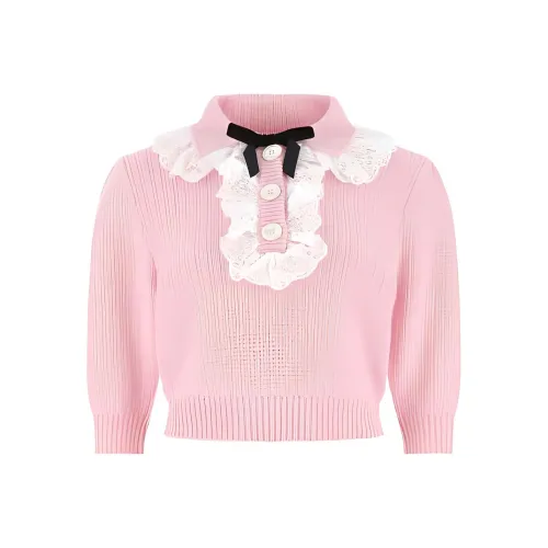 Alessandra Rich FW22 Свитер Женский Розовый