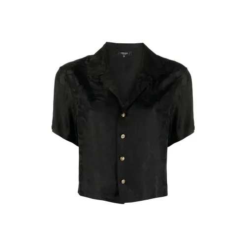 VERSACE Черные Женские Короткие Топы