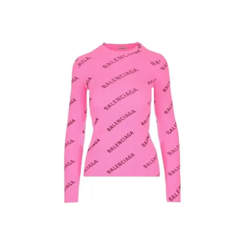 Balenciaga T-Shirt Женская Розовая