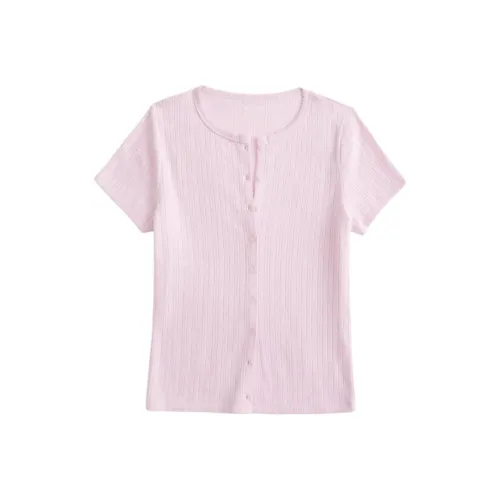 Hollister Розовые Женские Футболки