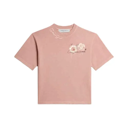 Golden Goose Розовые Женские Футболки