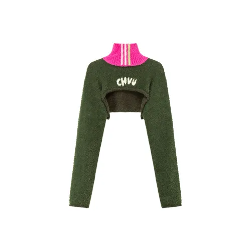 CHUU Яшмовый Женские Короткие Топы