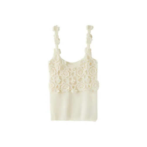 SNOWFORTE Топ без рукавов Женский Полярный Белый