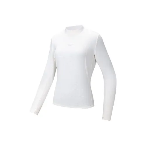 ANTA Running Collection Бег Т-Рубашка Женская Ванильный Экрю